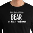 Bear It s Whats for Dinner  Men’s Long Sleeve Shirt For Discount