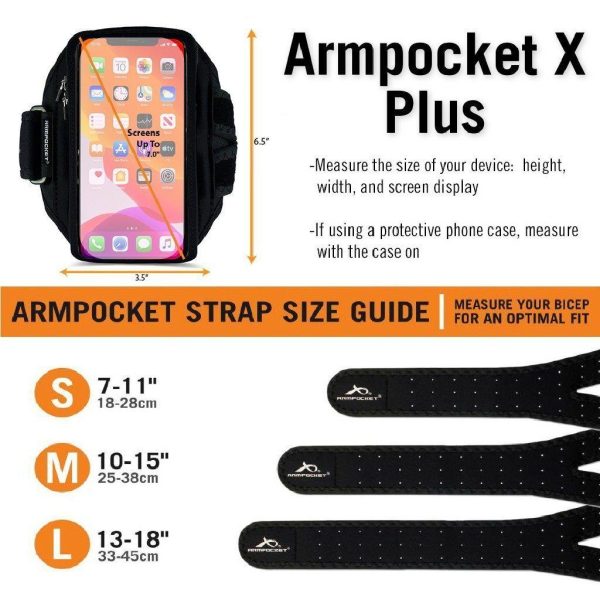 Armpocket X Plus full-screen armband for OnePlus 8 For Sale