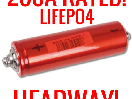 USED HEADWAY 38120 HP 3.2V 8AH LIFEPO4 BATTERY Fashion