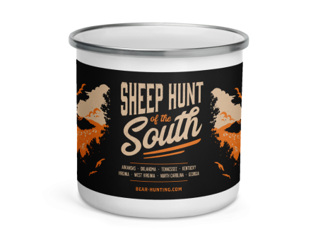 Sheep Hunt of the South Enamel Mug on Sale