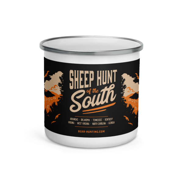 Sheep Hunt of the South Enamel Mug on Sale