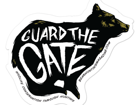 Guard the Gate Bear Sticker For Discount