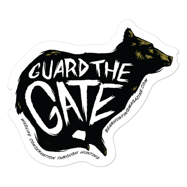 Guard the Gate Bear Sticker For Discount