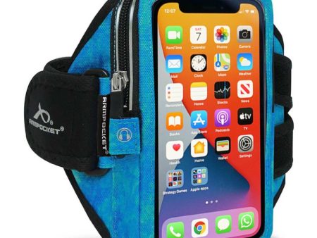 Mega i-40 Running Phone Armband for Phones and Cases up to 6.5 Inches - Arctic Blue Online