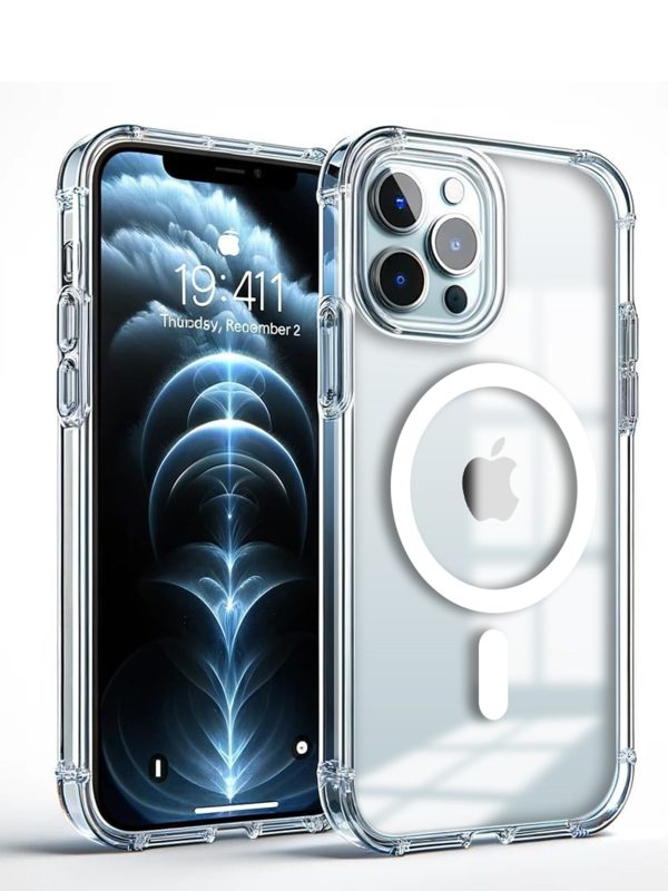 Magsafe Transparent Mobile Back Case For iPhone 11 Pro For Sale